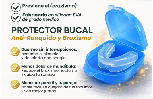 Antirronquido protector bucal de descanso
