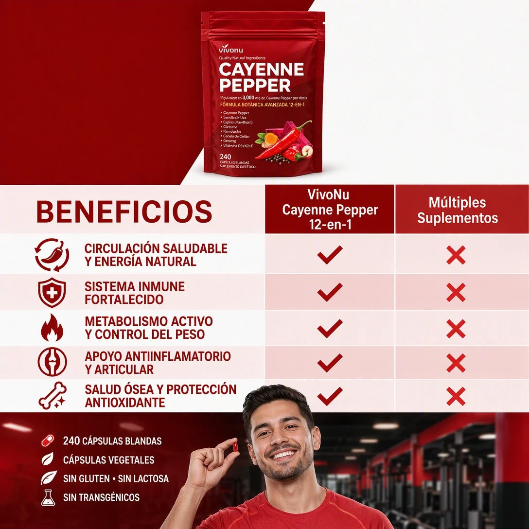Presentación y características VIVONU Cayenne Pepper