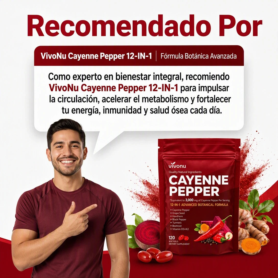 Información final de la presentación VIVONU Cayenne Pepper